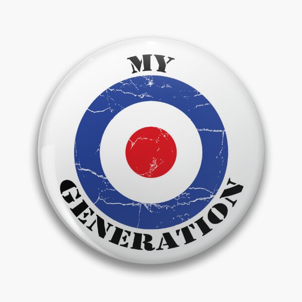 Item preview, Classic 3-colour Mod Symbol with My Generation designed and sold by RBinout.