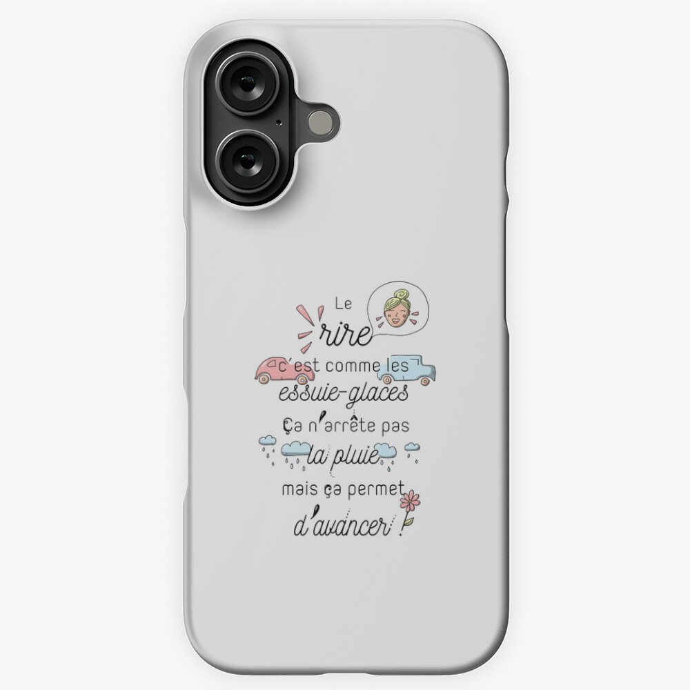 Aperçu de l'œuvre Coque rigide iPhone créée et vendue par GribouillStreet.