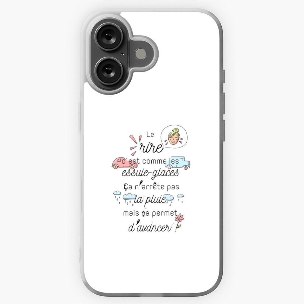 Aperçu de l'œuvre Coque souple iPhone créée et vendue par GribouillStreet.
