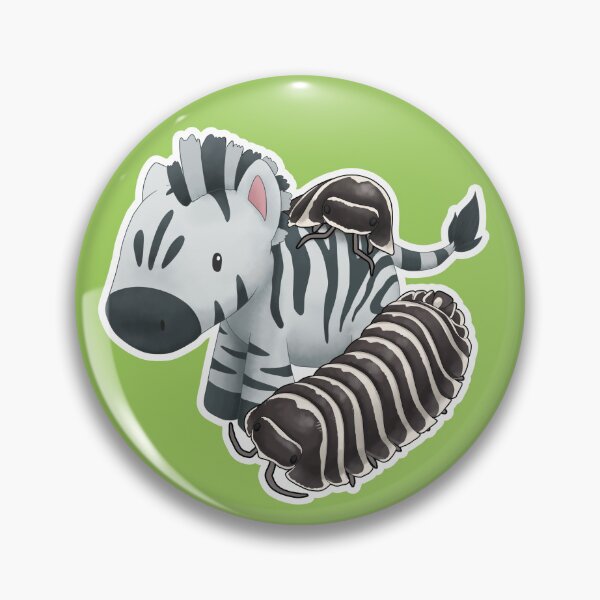Item preview, Armadillidium Maculatum "Zebra" designed and sold by Pods-n-Pugs.