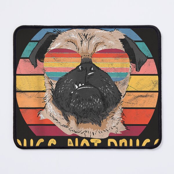 Item preview, Pugs Not Drugs Pug Dog Lover Gifts designed and sold by HaroldIWagner.