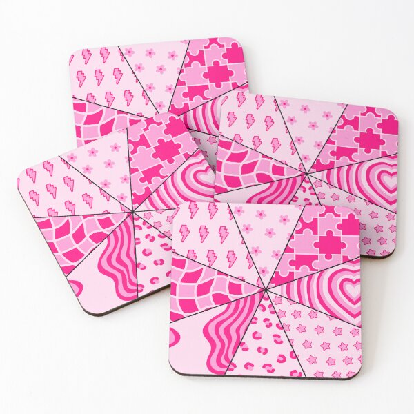 Item preview, Aesthetic Pink Triangle Pattern designed and sold by TD Collective.