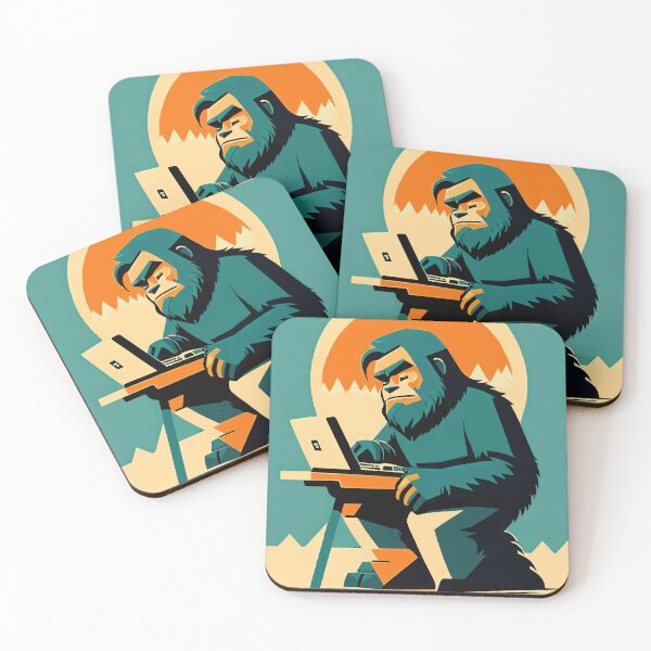 Item preview, Sasquatch Works A Desk Job designed and sold by Sarcastic Narwhal.