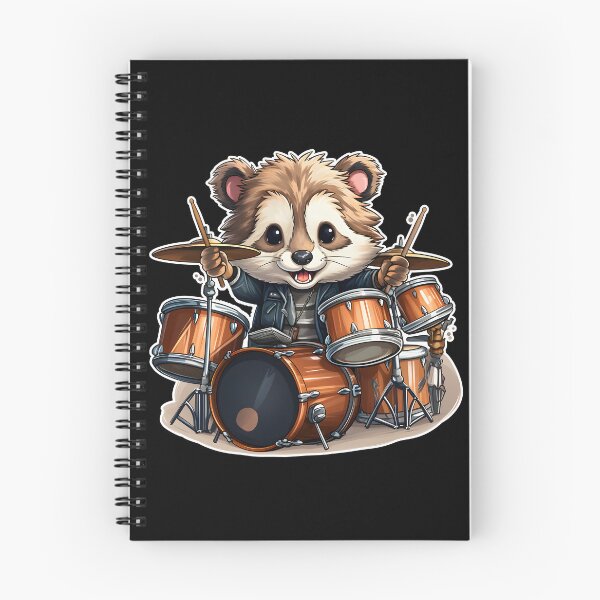 Item preview, Drumming Opossum Drummer Playing Drums designed and sold by RosmirStore.