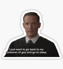 The Good Place Male Judge Sticker