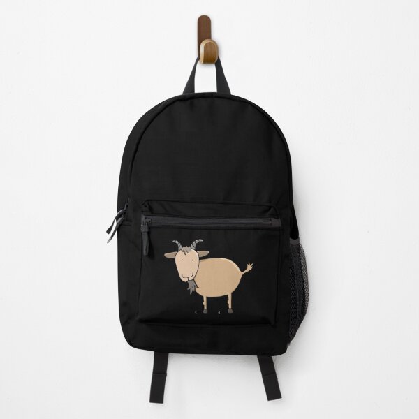 Item preview, Brown Billy Goat Illustration On Light Gray designed and sold by gwynnoble.