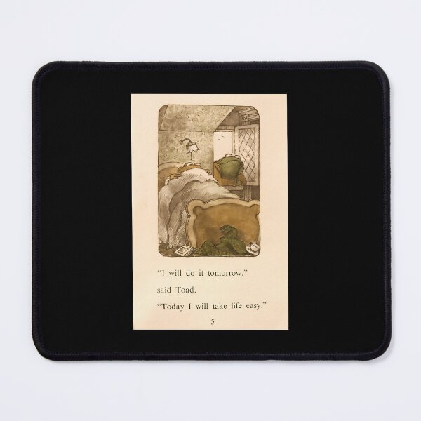 Item preview, Frog And Toad I will Do It Tomorrow Photographic Print 	 designed and sold by impprosfxg96.