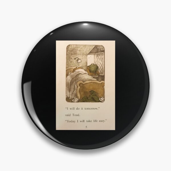 Item preview, Frog And Toad I will Do It Tomorrow Photographic Print 	 designed and sold by impprosfxg96.