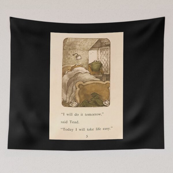 Item preview, Frog And Toad I will Do It Tomorrow Photographic Print 	 designed and sold by impprosfxg96.