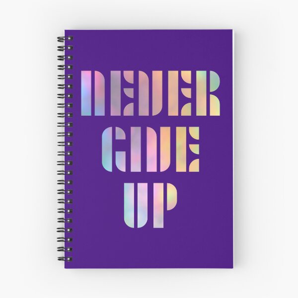 Item preview, Never Give Up designed and sold by unhombreocioso.