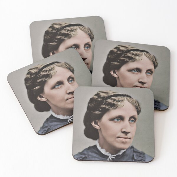 Item preview, Louisa May Alcott in color designed and sold by PatSeg Photos.