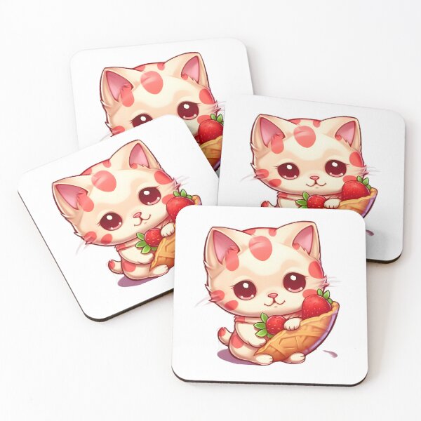 Item preview, Strawberry Kitten designed and sold by ArtfulVixen.
