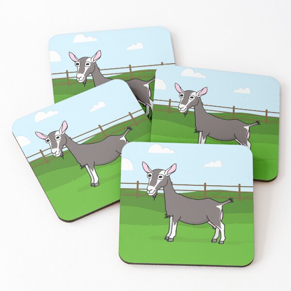 Item preview, Goofy Toggenburg Dairy Goat designed and sold by potatoegoat.