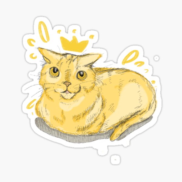 One Cat Loaf, Please Sticker – Artful Pixels