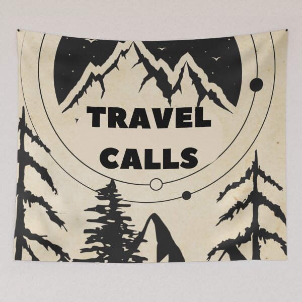 Item preview, Travel Calls Meme designed and sold by HanaiPrint.