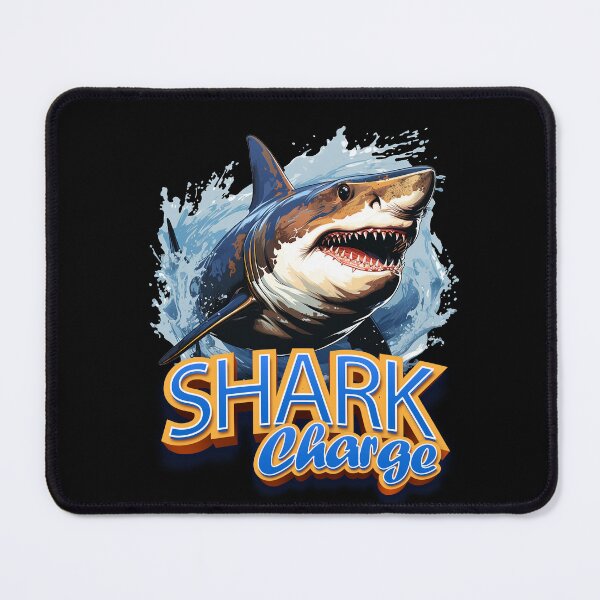 Item preview, Great white shark charge - shark lovers designed and sold by JansenGS.