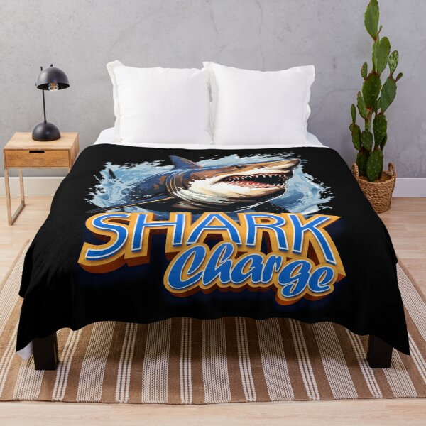 Item preview, Great white shark charge - shark lovers designed and sold by JansenGS.