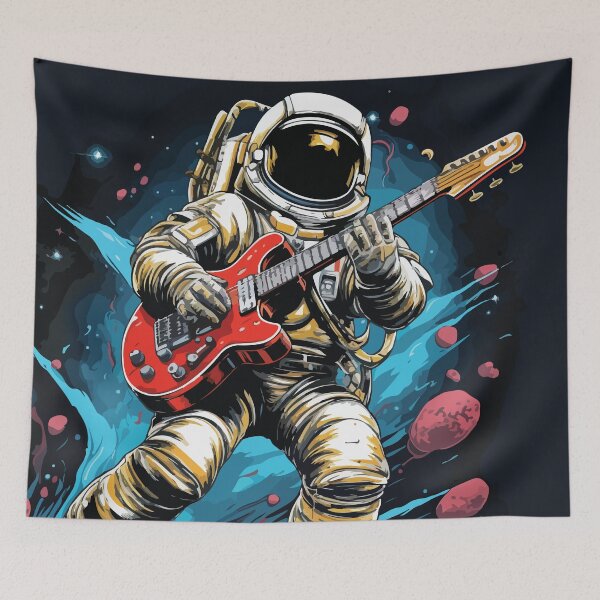 Item preview, Stellar Serenade: Astral Rocker Amidst Meteoric Melodies designed and sold by jooordaaan.