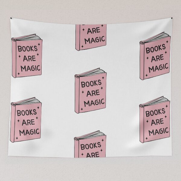 Item preview, Copy of Books are Magic (Pink) designed and sold by TeakettleBooks.