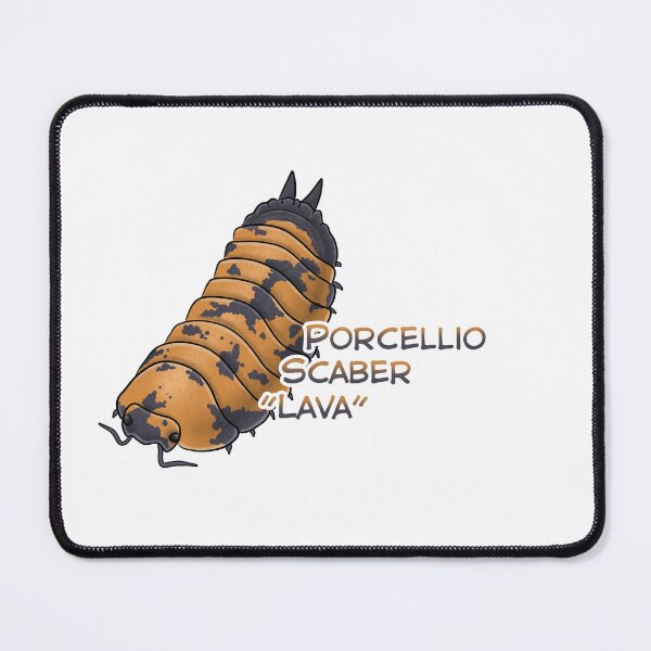 Item preview, Porcellio Scaber "Lava" name tag designed and sold by Pods-n-Pugs.