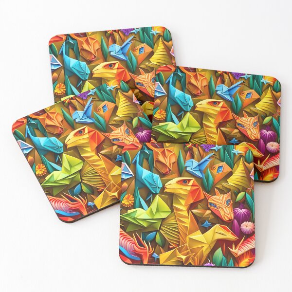 Item preview, Colorful Origami Animals designed and sold by stewarrd.