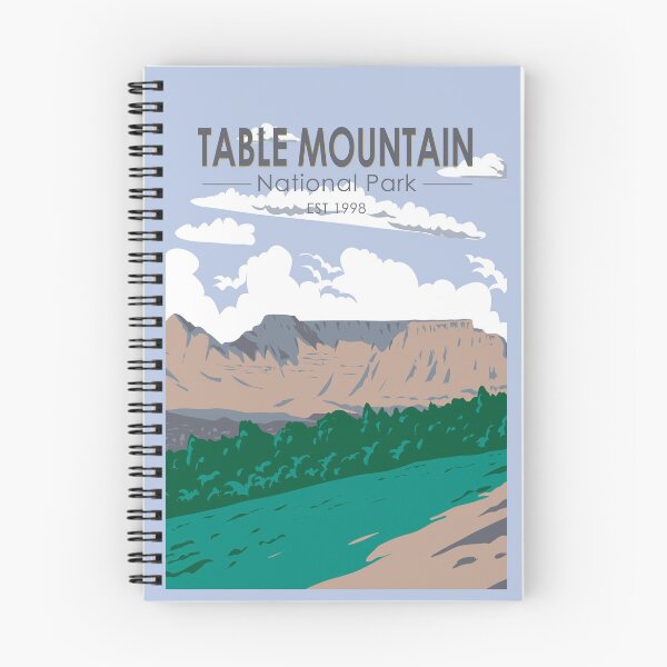Item preview, Table Mountain National Park South Africa Travel Art Vintage designed and sold by KrisSidDesigns.