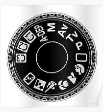 Canon Mode Dial Poster