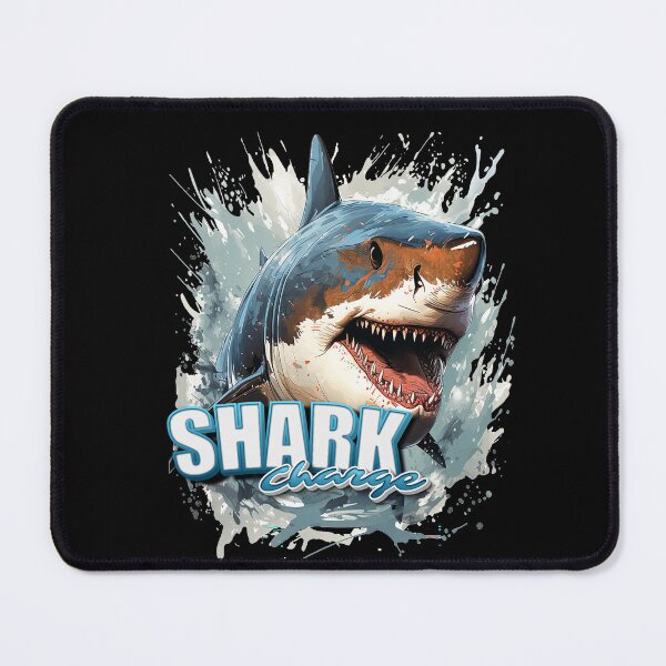Item preview, Great white shark charge - shark lovers designed and sold by JansenGS.