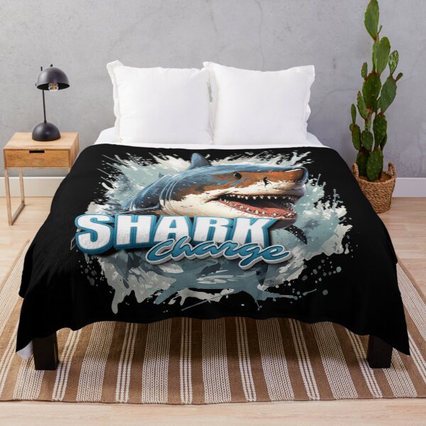 Item preview, Great white shark charge - shark lovers designed and sold by JansenGS.