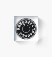 Canon Mode Dial Acrylic Block