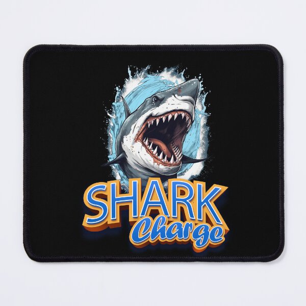 Item preview, Great white shark charge - shark lovers designed and sold by JansenGS.