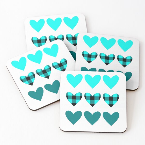 Item preview, Set of blue hearts. designed and sold by KCIllustration-.