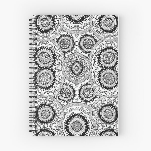 Artikelvorschau, Geometrisches Mandala-Schwarz und Weiß entworfen und verkauft von foundunbound.