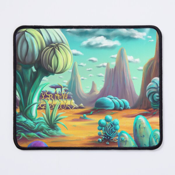 Item preview, Alien World Landscape 2 designed and sold by HrisRizz.