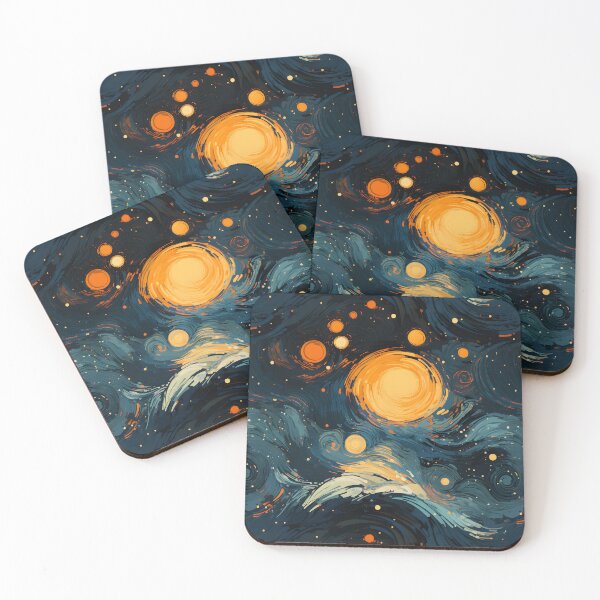 Item preview, Van Gogh Starry Night Outer Space Pattern 16 designed and sold by DigitalPatternx.