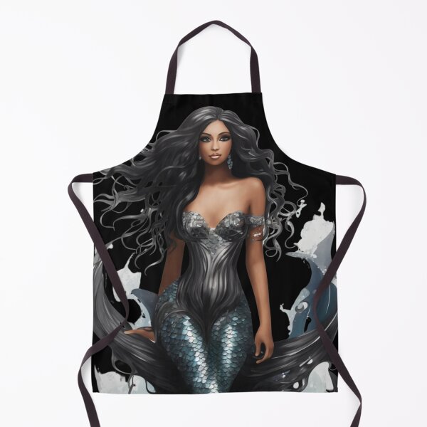 Item preview, Sirenas Black Wave Mermaid Beauty designed and sold by SirenasWorld.