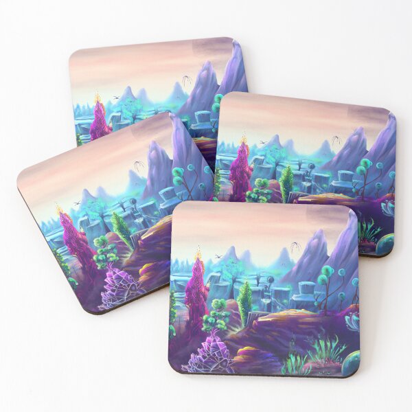 Item preview, Alien World Landscape 1 designed and sold by HrisRizz.