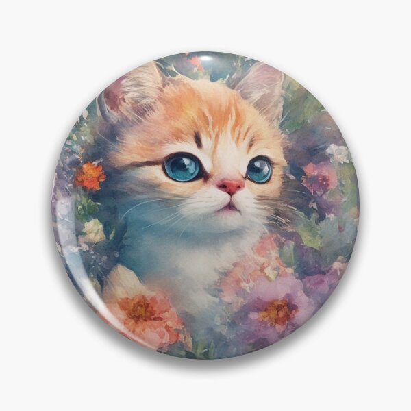 Item preview, Cute Colorful Kawaii Anime Cat designed and sold by atatenterprise.