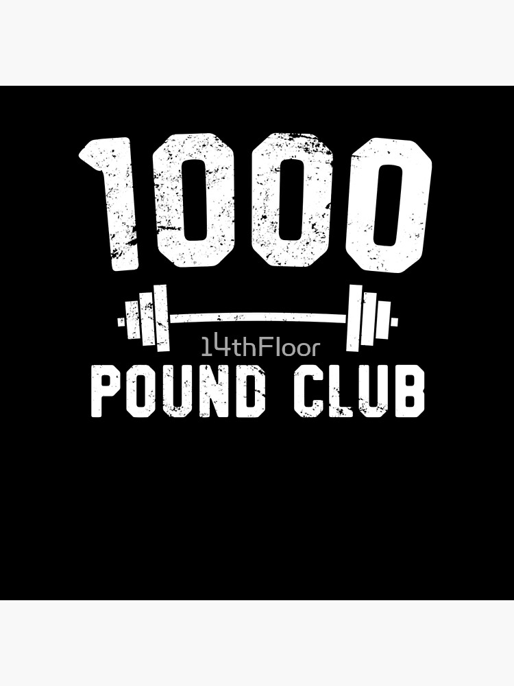 1000 pound club member powerlifter tote bag by 14thfloor redbubble 1000 pound club member powerlifter tote bag by 14thfloor redbubble