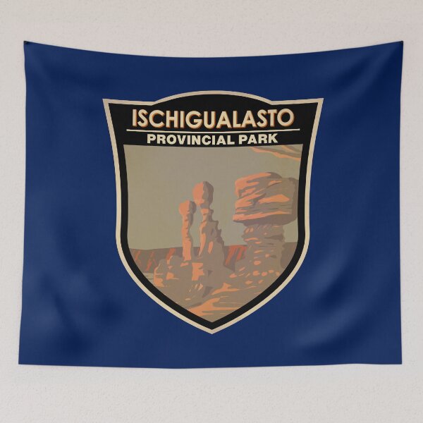 Item preview, Ischigualasto Provincial Park Argentina Badge designed and sold by KrisSidDesigns.