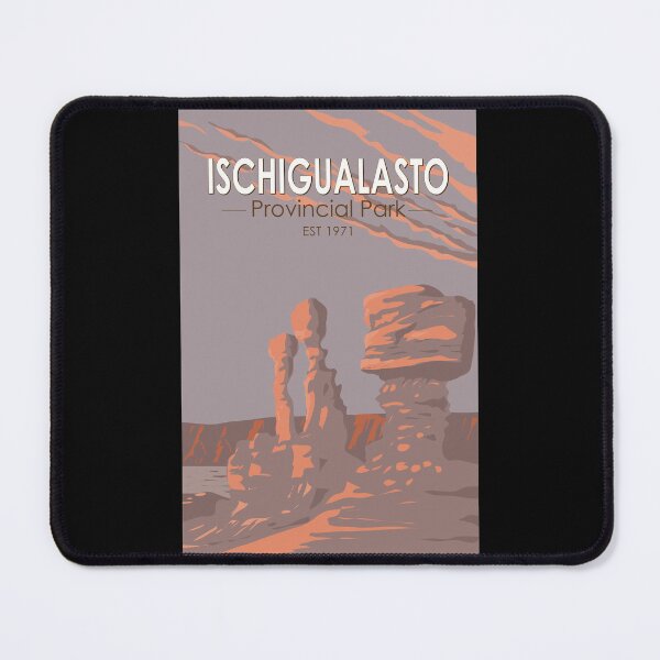 Item preview, Ischigualasto Provincial Park Argentina Travel Art Vintage designed and sold by KrisSidDesigns.