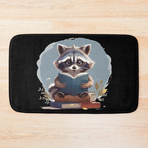 Item preview, Raccoon Reads Book designed and sold by TrendyPalette.