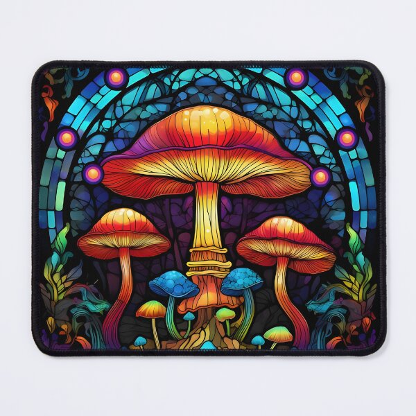 Item preview, Stained glass Shrooms designed and sold by ArtfulVixen.