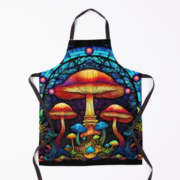 Item preview, Stained glass Shrooms designed and sold by ArtfulVixen.