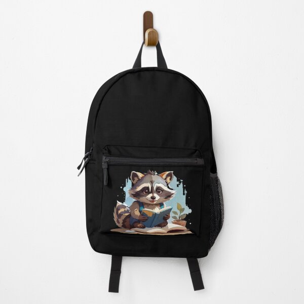 Item preview, Raccoon Reads Book designed and sold by TrendyPalette.