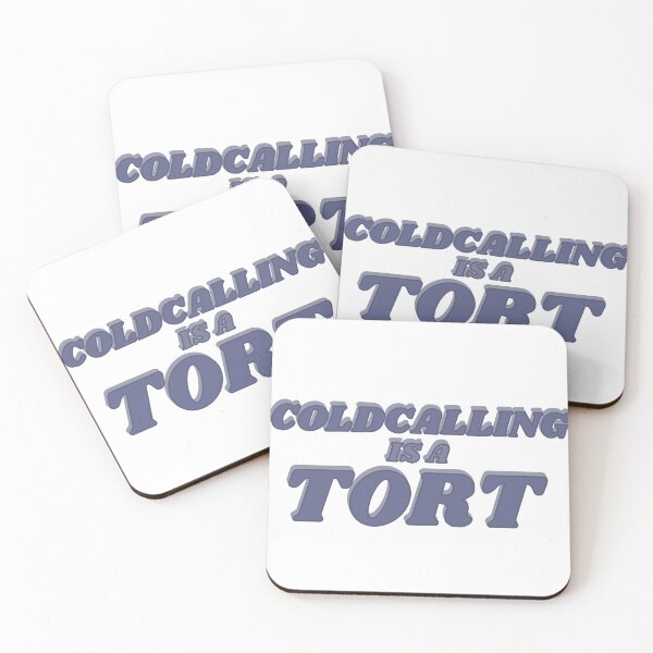 Item preview, Cold Calling Is A Tort Blue designed and sold by Ldebranski.