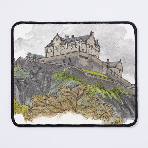 Item preview, Edinburgh Castle Watercolour designed and sold by Tom Napper Design.