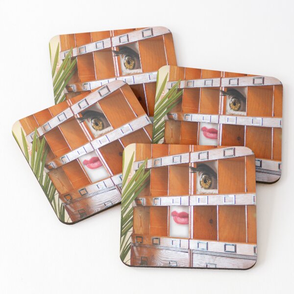 Item preview, Surreal Collage Art Print - 'Compartmentalize': Mail Sorter with Woman's Features designed and sold by GollyWillikers.