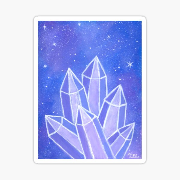 Crystalline Growth Sticker