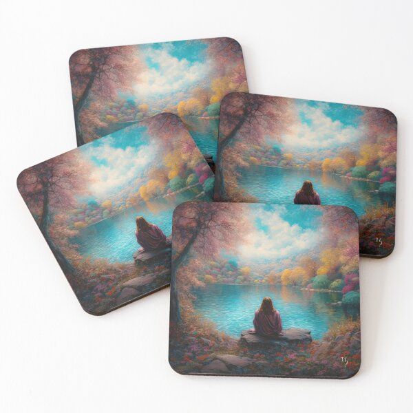 Item preview, Jesus; Tranquility Embodied on Water designed and sold by Ivan  Guaderrama.